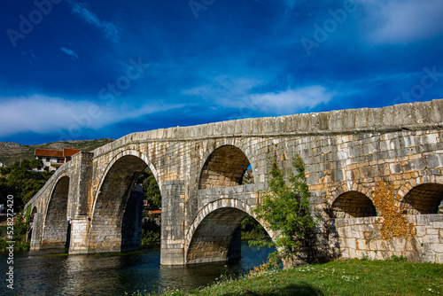 Arslanagic Bridge on Trebisnjica River in Trebinje, Bosnia And Herzegovina © BGStock72