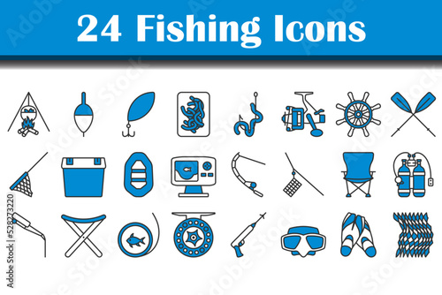 Fishing Icon Set