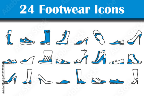 Footwear Icon Set
