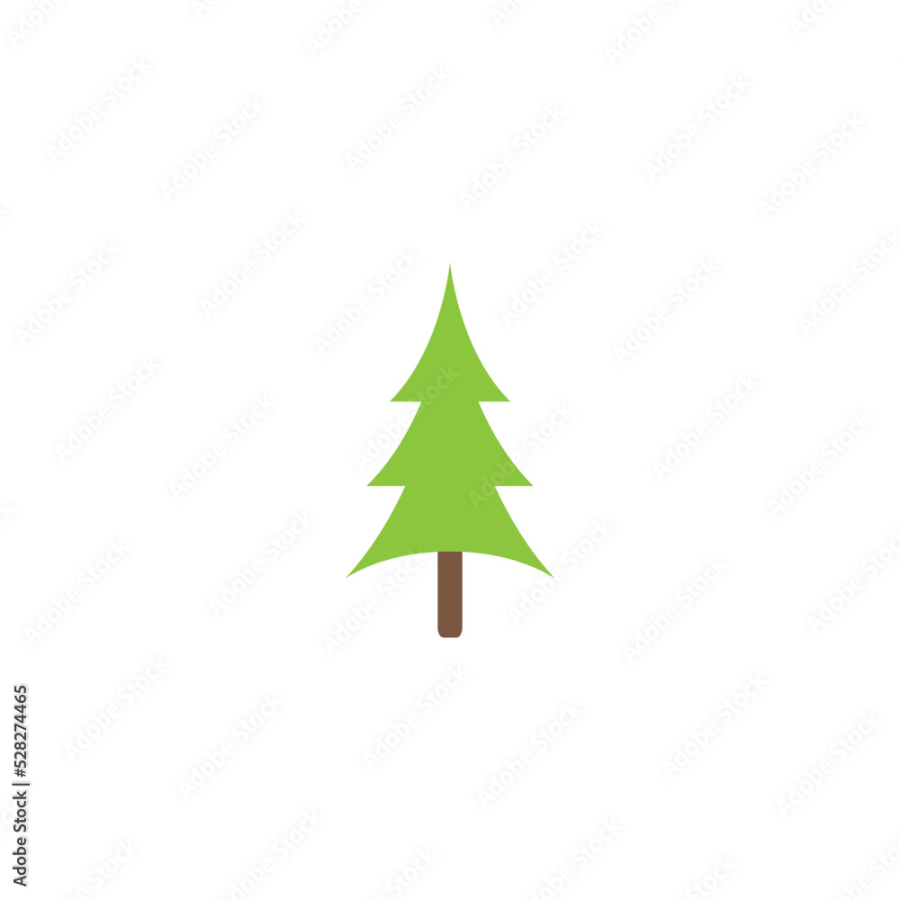 christmas tree vector logo icon illustration christmas tree vector logo icon illustration