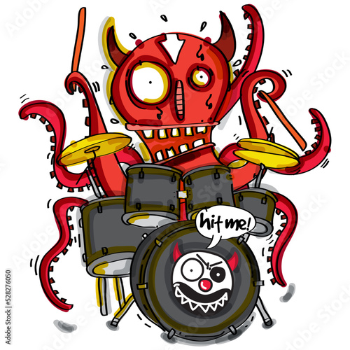 mad drummer