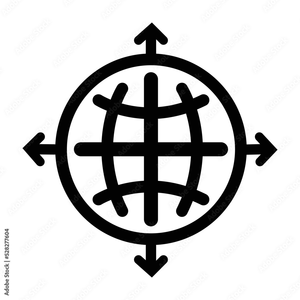 internet marketing, global business icon internet marketing, global business icon