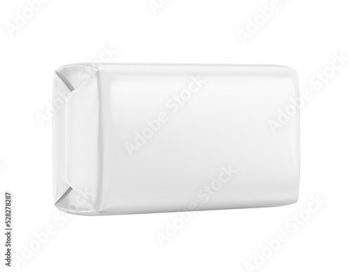 Soap bar packaging box isolated