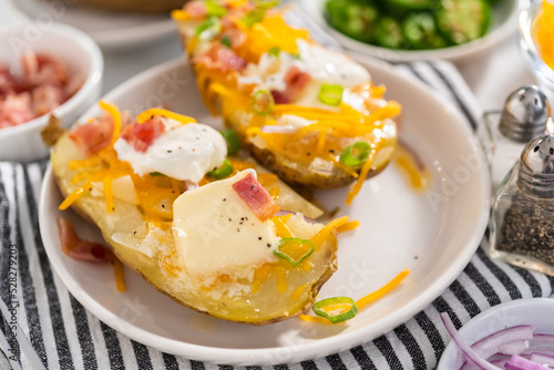 Pressure Cooker Baked Potatoes