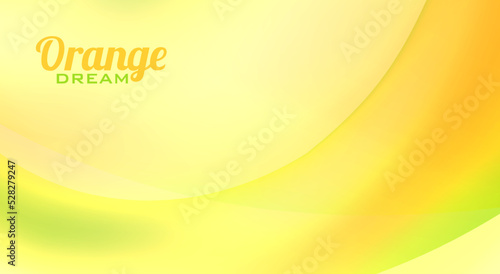 Orange dream. Summery wallpaper. Vector background