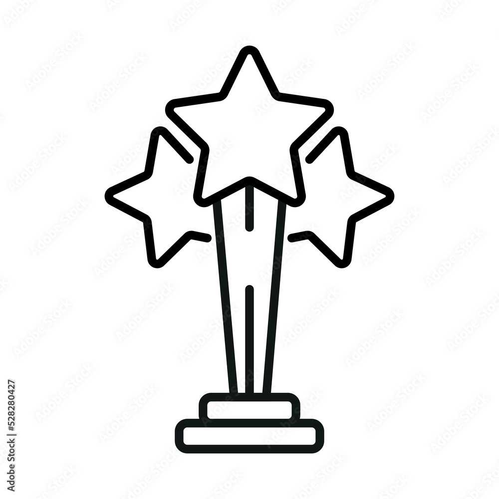 Movie trophy icon - Editable stroke Movie trophy icon - Editable stroke