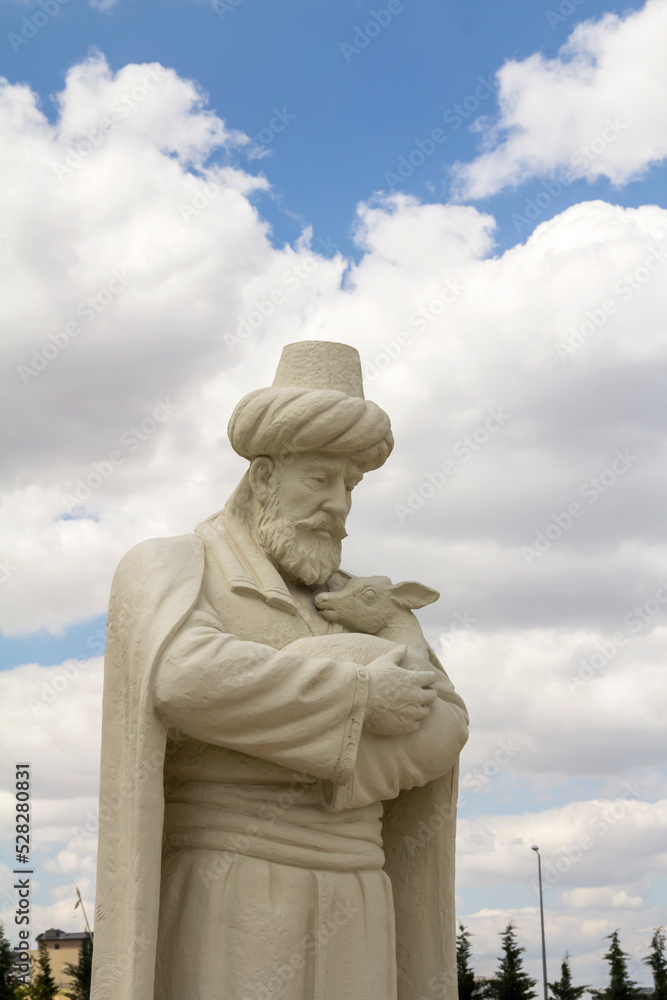 Ankara, Turkey, July 2022, Turkish History Museum Statue of Haci