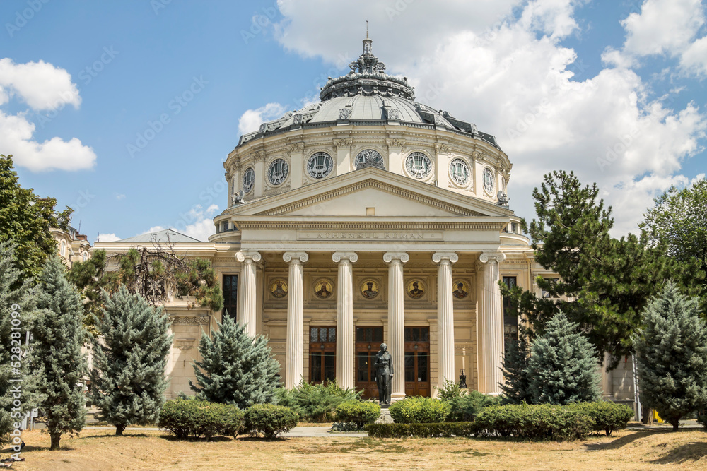 Romanian Athenaeum in Bucharest, Romania