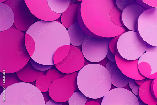 colorful abstract background with circles, 3d render, 3d illustration