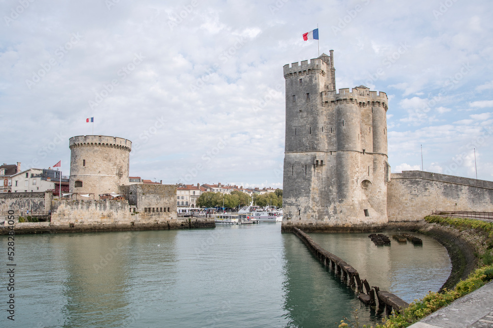 Vieux port de la Rochelle en été