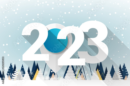 2023 - happy new year 2023 background