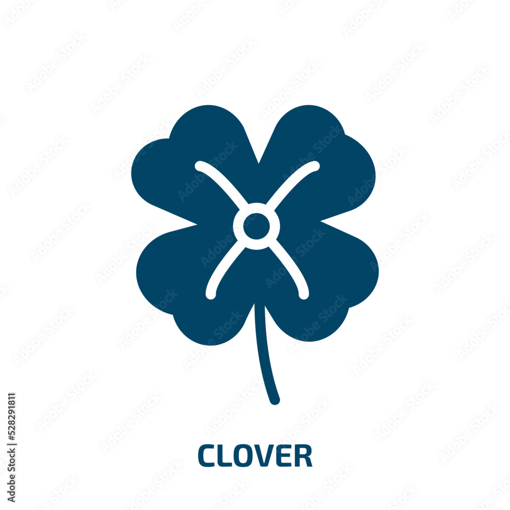 clover vector icon. clover, spring, plant filled icons from flat nature concept. Isolated black glyph icon, vector illustration symbol element for web design and mobile apps clover vector icon. clover, spring, plant filled icons from flat nature concept. Isolated black glyph icon, vector illustration symbol element for web design and mobile apps