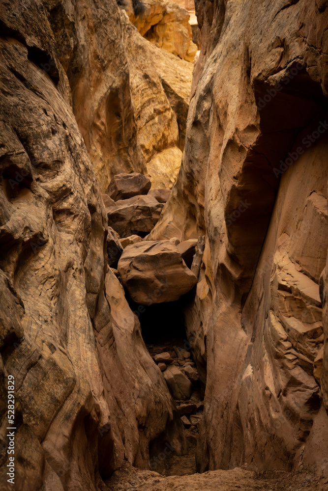 Precarious Boulder Jams The Cottonwood Slot Canyon