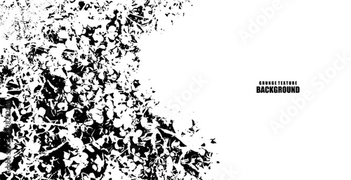 Abstract grunge texture monochrome background vector