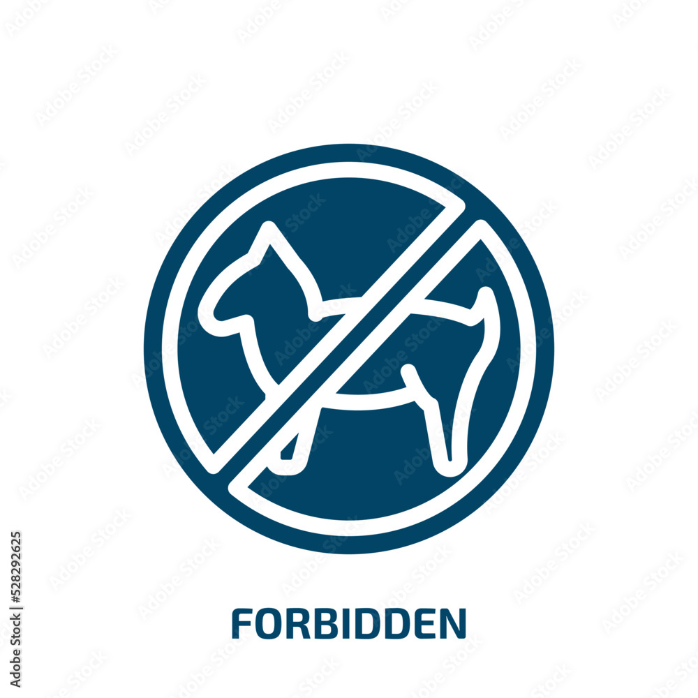 forbidden vector icon. forbidden, no, caution filled icons from flat city park concept. Isolated black glyph icon, vector illustration symbol element for web design and mobile apps forbidden vector icon. forbidden, no, caution filled icons from flat city park concept. Isolated black glyph icon, vector illustration symbol element for web design and mobile apps