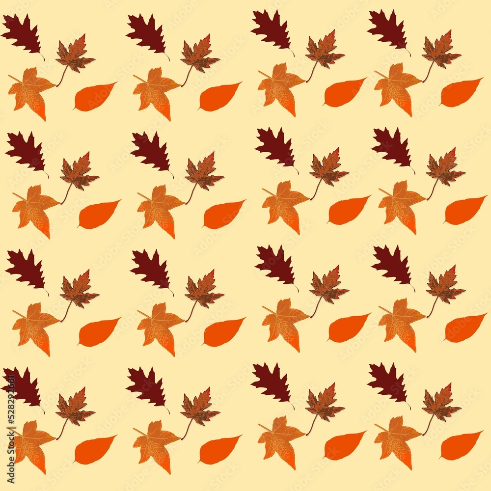 autumn leaves seamless background autumn leaves seamless background