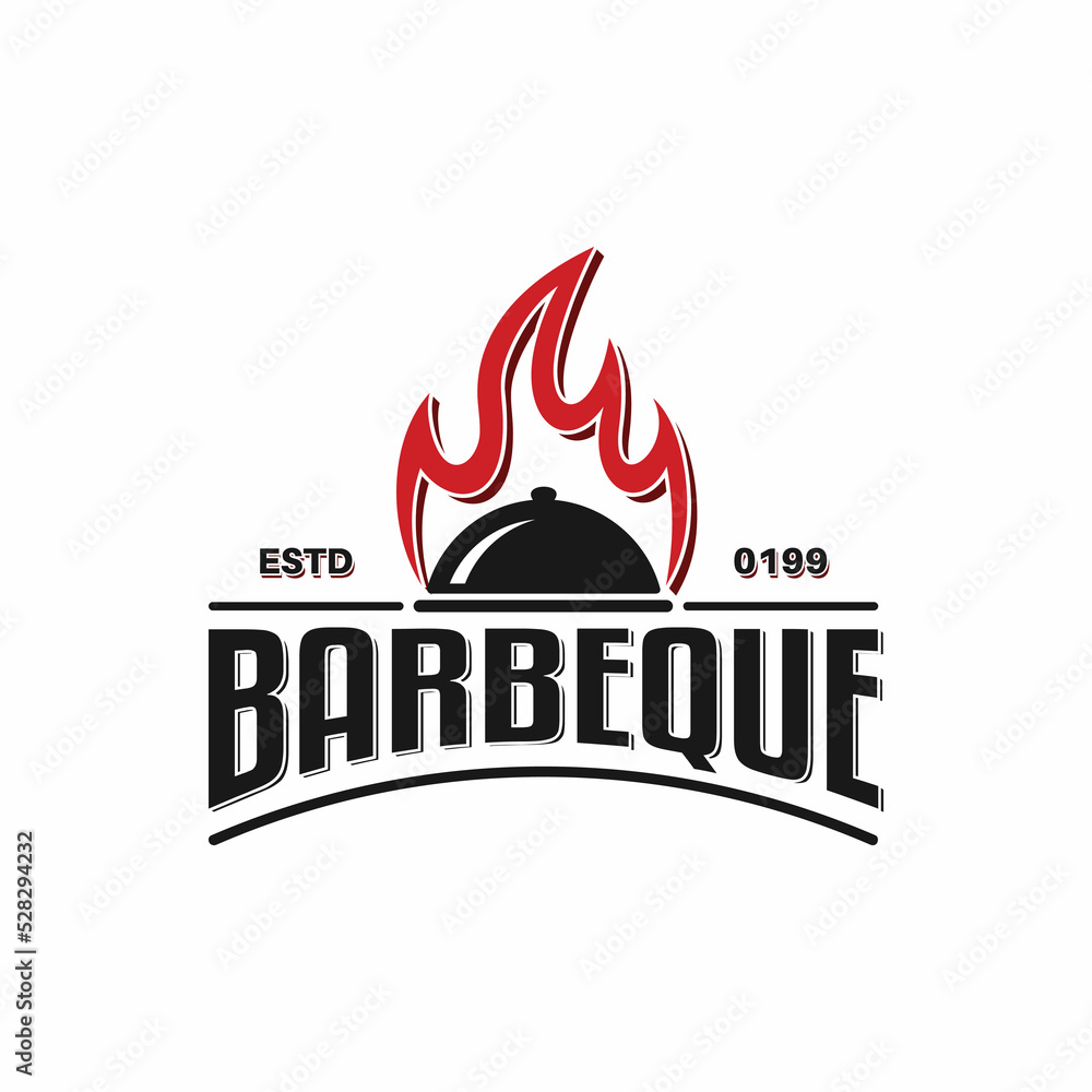 Barbeque Logo Or Grill Logo, Sausage logo Barbeque Logo Or Grill Logo, Sausage logo
