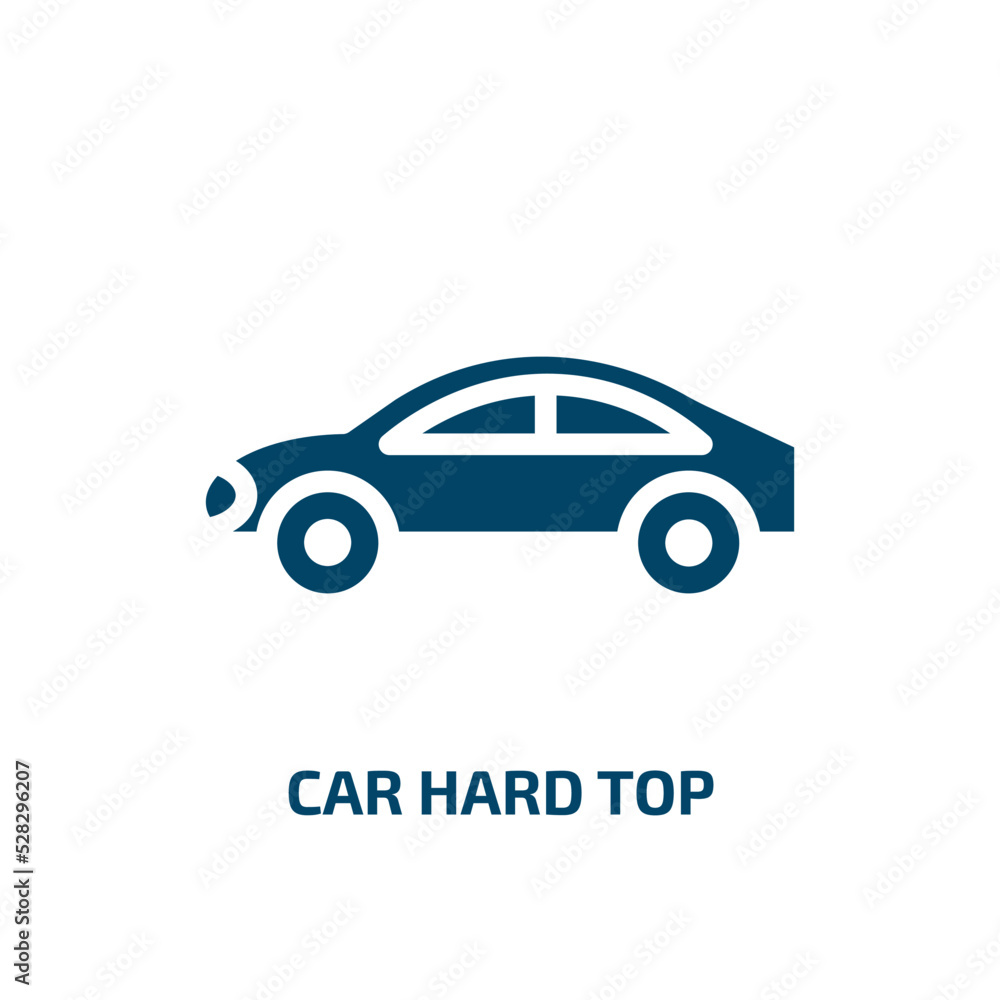 car hard top vector icon. car hard top, auto, vehicle filled icons from flat car parts concept. Isolated black glyph icon, vector illustration symbol element for web design and mobile apps car hard top vector icon. car hard top, auto, vehicle filled icons from flat car parts concept. Isolated black glyph icon, vector illustration symbol element for web design and mobile apps