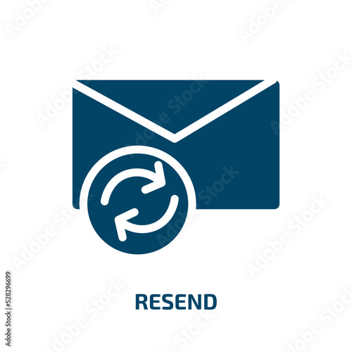 Tableau sur toile resend vector icon