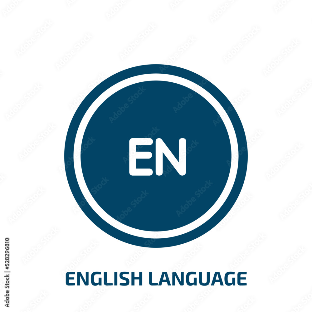 english language vector icon. english language, language, english filled icons from flat communition concept. Isolated black glyph icon, vector illustration symbol element for web design and mobile english language vector icon. english language, language, english filled icons from flat communition concept. Isolated black glyph icon, vector illustration symbol element for web design and mobile