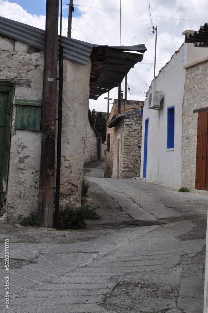 Fototapeta premium The beautiful village of Omodos in the province of Limassol, in Cyprus
