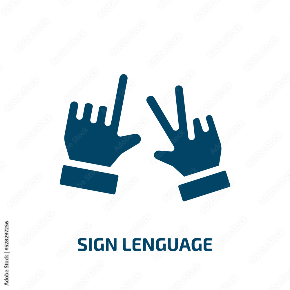 sign lenguage vector icon. sign lenguage, navigate, arrows filled icons from flat communication concept. Isolated black glyph icon, vector illustration symbol element for web design and mobile apps sign lenguage vector icon. sign lenguage, navigate, arrows filled icons from flat communication concept. Isolated black glyph icon, vector illustration symbol element for web design and mobile apps