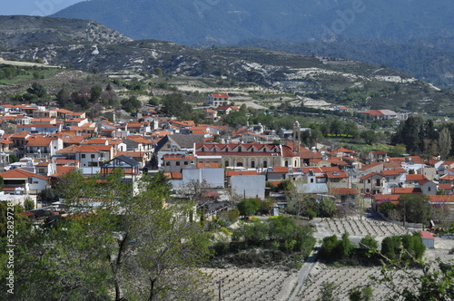 The beautiful village of Omodos in the province of Limassol, in Cyprus