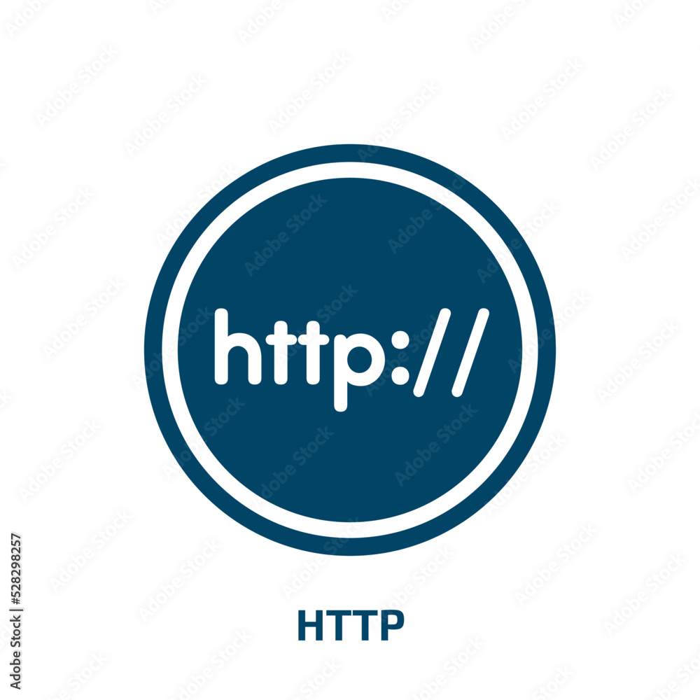 http vector icon. http, internet, technology filled icons from flat internet concept. Isolated black glyph icon, vector illustration symbol element for web design and mobile apps http vector icon. http, internet, technology filled icons from flat internet concept. Isolated black glyph icon, vector illustration symbol element for web design and mobile apps