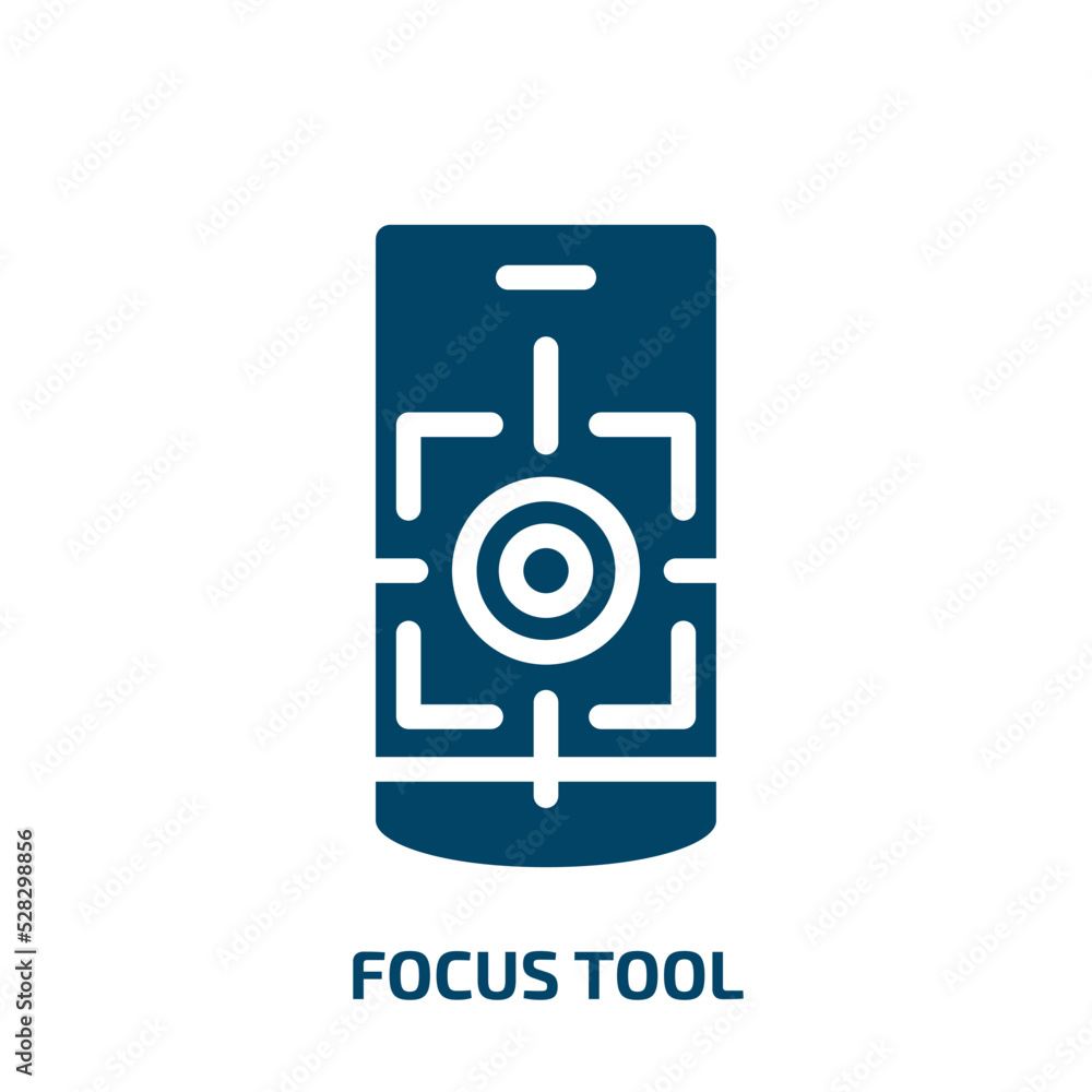 focus tool vector icon. focus tool, focus, tool filled icons from flat responsive web concept. Isolated black glyph icon, vector illustration symbol element for web design and mobile apps focus tool vector icon. focus tool, focus, tool filled icons from flat responsive web concept. Isolated black glyph icon, vector illustration symbol element for web design and mobile apps