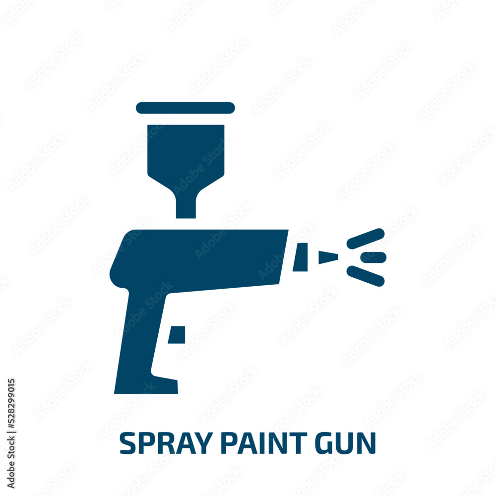 spray paint gun vector icon. spray paint gun, paint, spray filled icons from flat handcraft concept. Isolated black glyph icon, vector illustration symbol element for web design and mobile apps spray paint gun vector icon. spray paint gun, paint, spray filled icons from flat handcraft concept. Isolated black glyph icon, vector illustration symbol element for web design and mobile apps