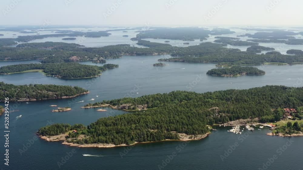 archipel de Stockholm en suède