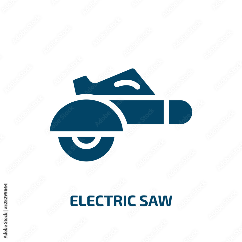 electric saw vector icon. electric saw, electric, saw filled icons from flat tools concept. Isolated black glyph icon, vector illustration symbol element for web design and mobile apps electric saw vector icon. electric saw, electric, saw filled icons from flat tools concept. Isolated black glyph icon, vector illustration symbol element for web design and mobile apps
