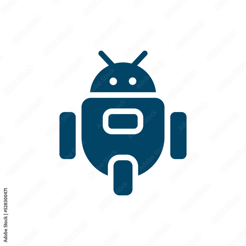 vector icon. , space, robot filled icons from flat science concept. Isolated black glyph icon, vector illustration symbol element for web design and mobile apps