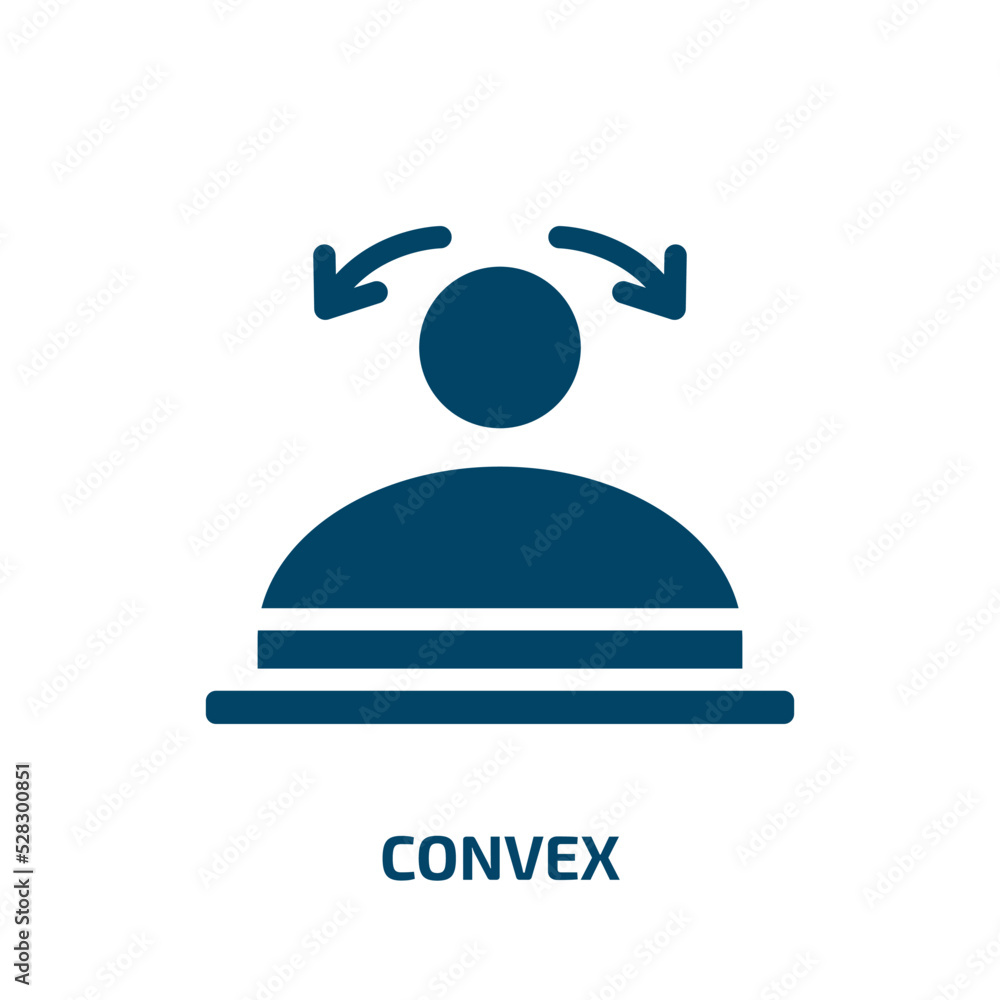 convex vector icon. convex, internet, perspective filled icons from flat physics concept. Isolated black glyph icon, vector illustration symbol element for web design and mobile apps convex vector icon. convex, internet, perspective filled icons from flat physics concept. Isolated black glyph icon, vector illustration symbol element for web design and mobile apps