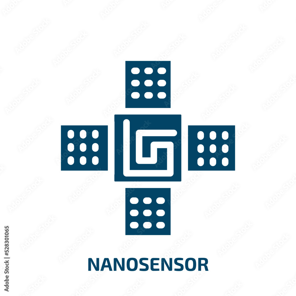 nanosensor vector icon. nanosensor, body, research filled icons from flat biology technology concept. Isolated black glyph icon, vector illustration symbol element for web design and mobile apps nanosensor vector icon. nanosensor, body, research filled icons from flat biology technology concept. Isolated black glyph icon, vector illustration symbol element for web design and mobile apps