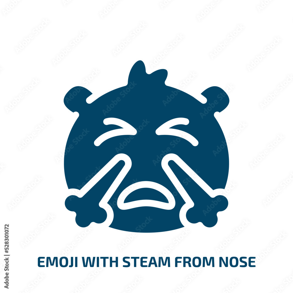 Emoji With Steam From Nose" Images – Browse 53 Stock Photos, Vectors, and  Video | Adobe Stock