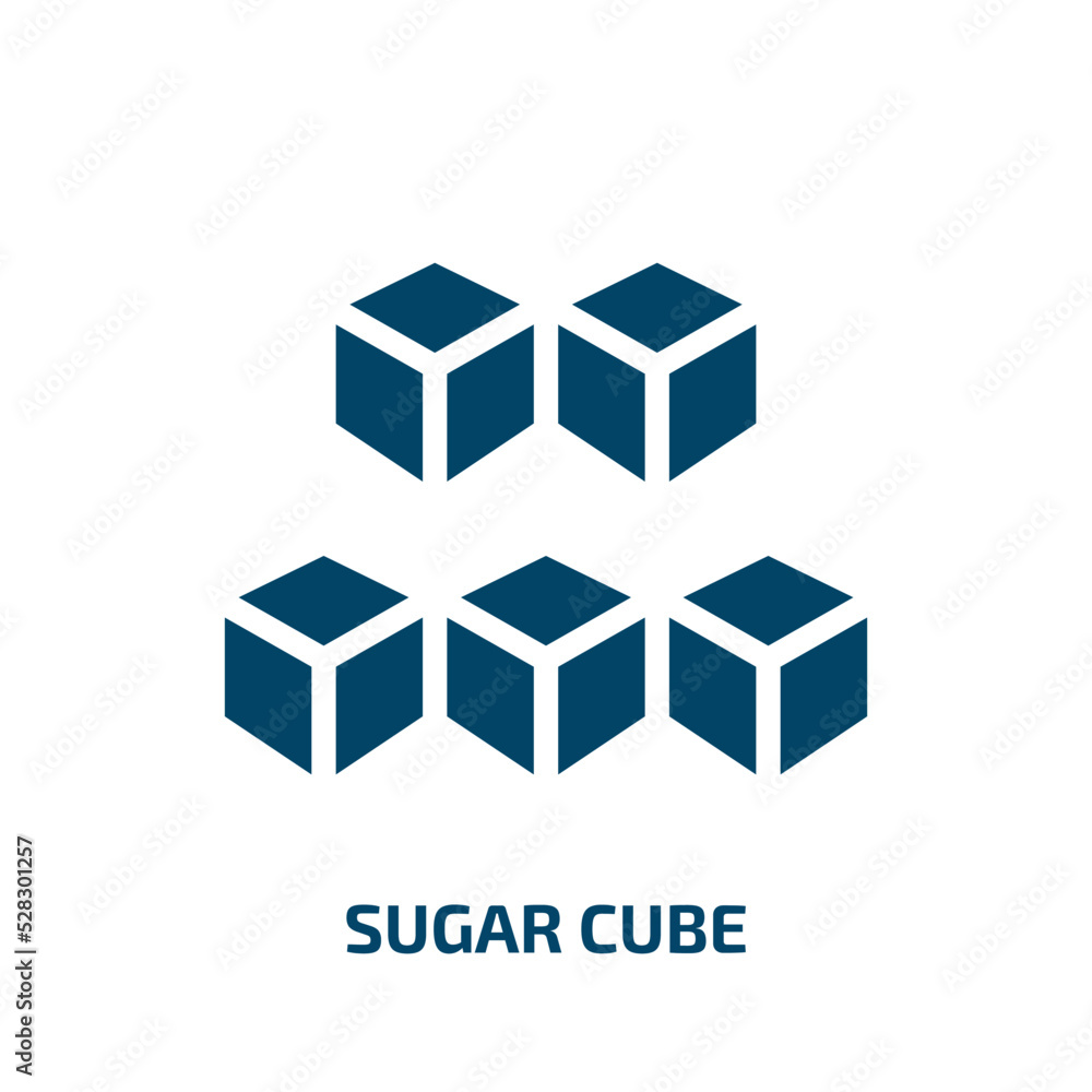 sugar cube vector icon. sugar cube, sugar, cube filled icons from flat allergies concept. Isolated black glyph icon, vector illustration symbol element for web design and mobile apps sugar cube vector icon. sugar cube, sugar, cube filled icons from flat allergies concept. Isolated black glyph icon, vector illustration symbol element for web design and mobile apps