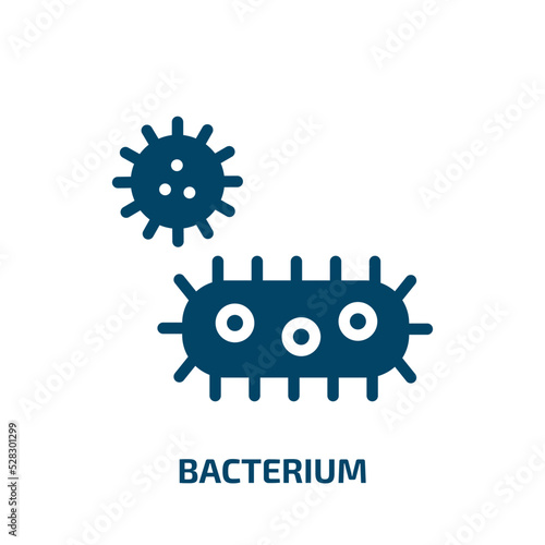 bacterium vector icon. bacterium, bacteria, medical filled icons from flat hospital concept. Isolated black glyph icon, vector illustration symbol element for web design and mobile apps