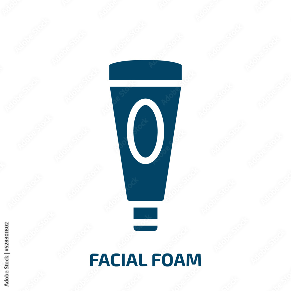 facial foam vector icon. facial foam, skin, facial filled icons from flat hygiene routine concept. Isolated black glyph icon, vector illustration symbol element for web design and mobile apps facial foam vector icon. facial foam, skin, facial filled icons from flat hygiene routine concept. Isolated black glyph icon, vector illustration symbol element for web design and mobile apps