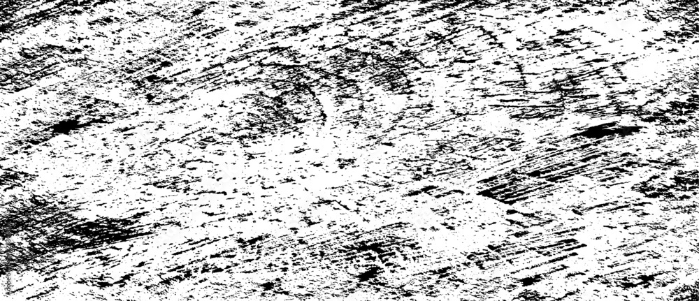 Fototapeta premium Rough black and white texture vector. Distressed overlay texture. Grunge background. Abstract textured effect. Vector Illustration. Black isolated on white background. EPS10