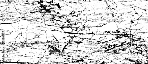 Scratched and Cracked Grunge Urban Background Texture Vector. Dust Overlay Distress Grainy Grungy Effect. Distressed Backdrop Vector Illustration. Isolated Black on White Background. EPS 10.