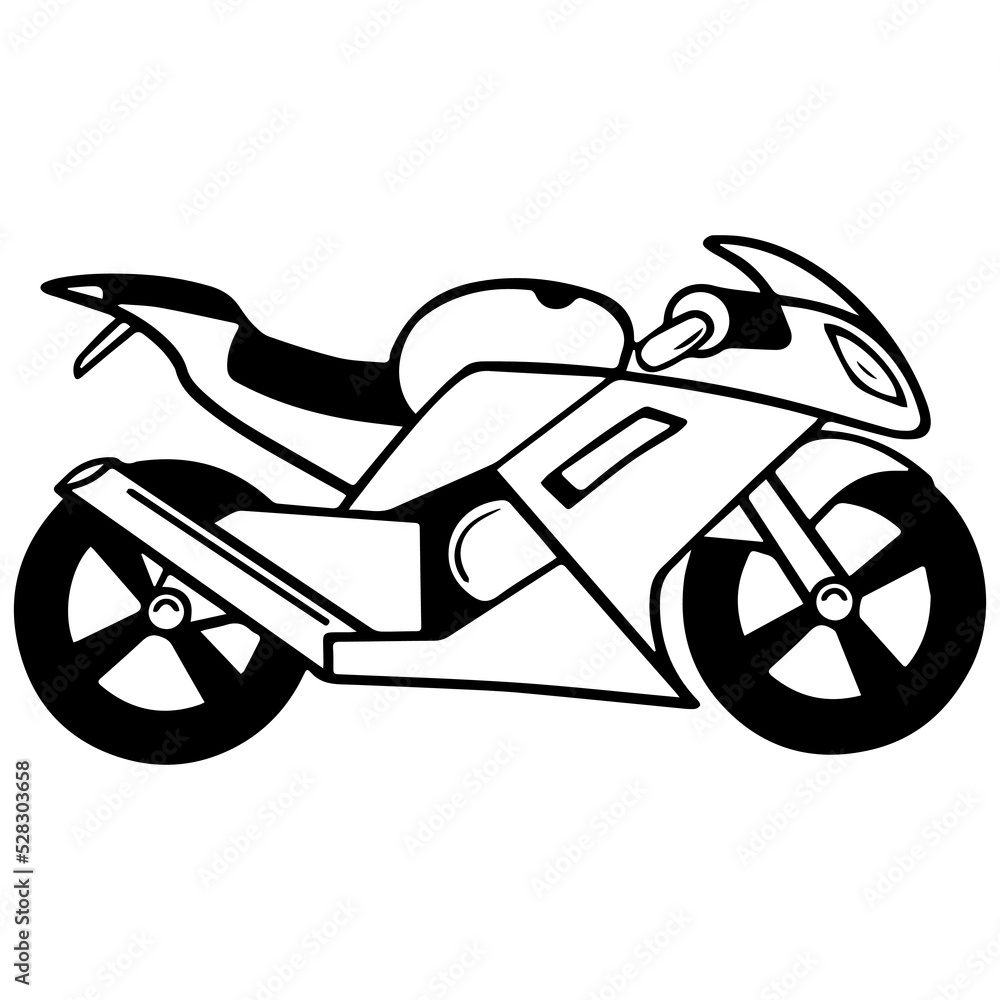 Kids Coloring Pages Moto Bike Vector Illustration Ai File And Image kids-coloring-pages-moto-bike-vector-illustration-ai-file-and-image