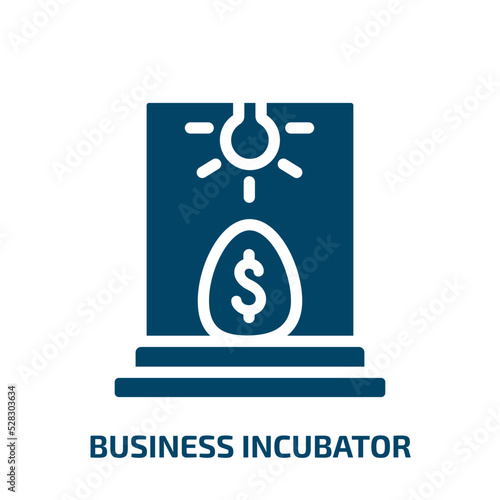 business incubator vector icon. business incubator, business, incubator filled icons from flat general concept. Isolated black glyph icon, vector illustration symbol element for web design and mobile