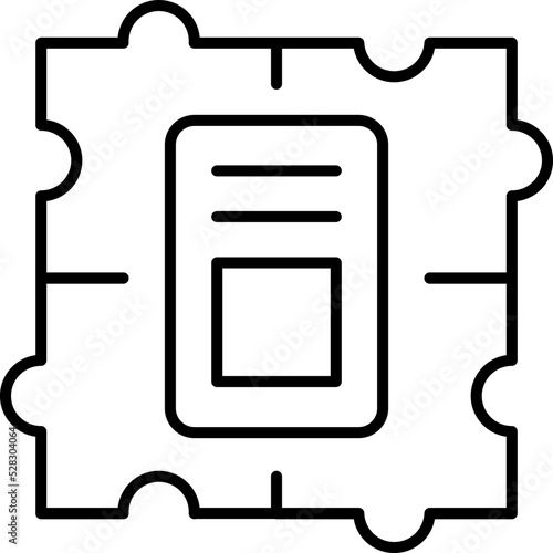 customization and integration icon vector image.