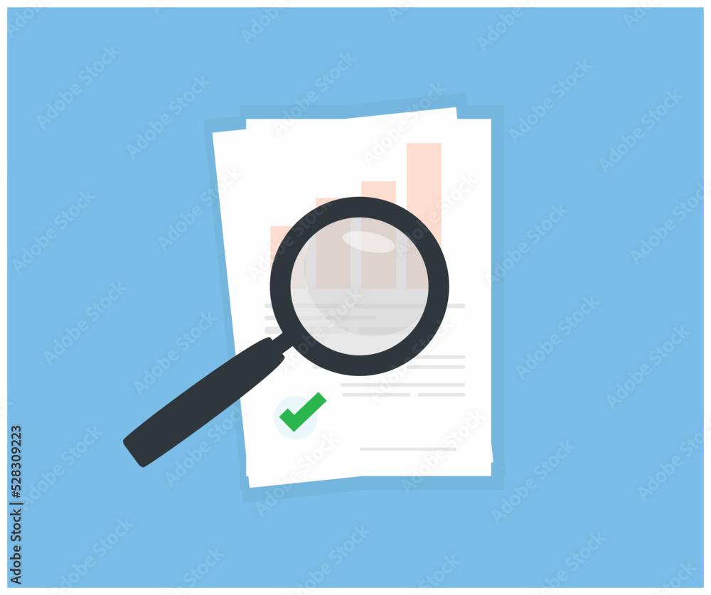 Audit review, business document logo design. Concept of evaluation or assessment sales report research, verification, inspection of results data, strategy control vector design and illustration.
Audit review, business document logo design. Concept of evaluation or assessment sales report research, verification, inspection of results data, strategy control vector design and illustration.