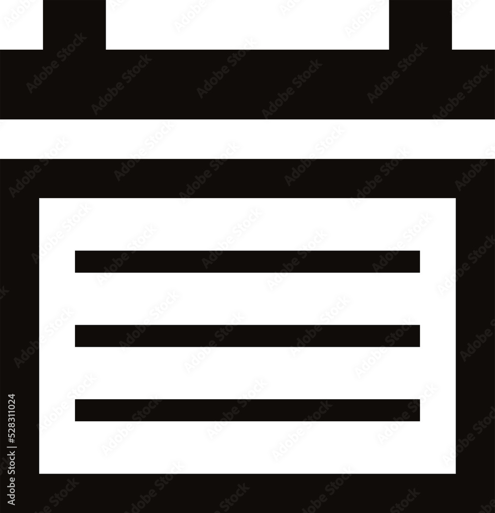 Obraz premium Calendar symbols