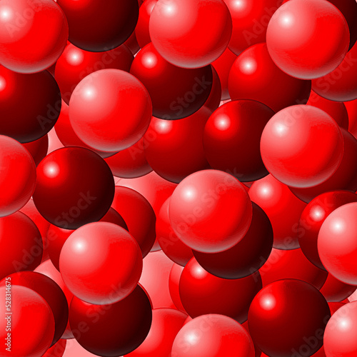 Red background