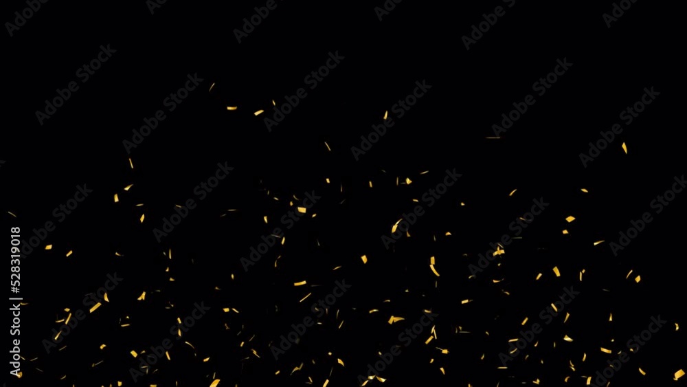 Confetti Particles. 2 Different Gold Confetti Clips. With Alpha Channel. Prores4444. Confetti Particles. 2 Different Gold Confetti Clips. With Alpha Channel. Prores4444.