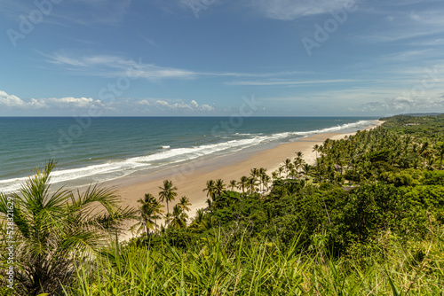 beach in the city of Itacare  State of Bahia  Brazil