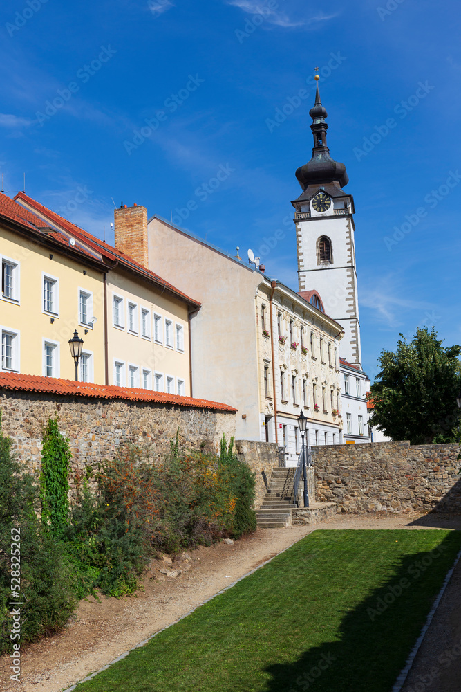 Deanery Church in medieval royal Town Pisek, Czech Republic